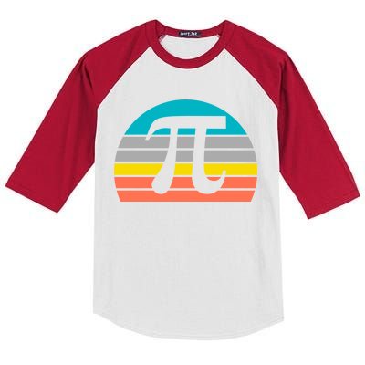 Pi Day Vintage Kids Colorblock Raglan Jersey