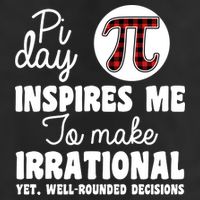 Pi Inspires Me Funny Pi Day 3.14 Garment-Dyed Heavyweight T-Shirt