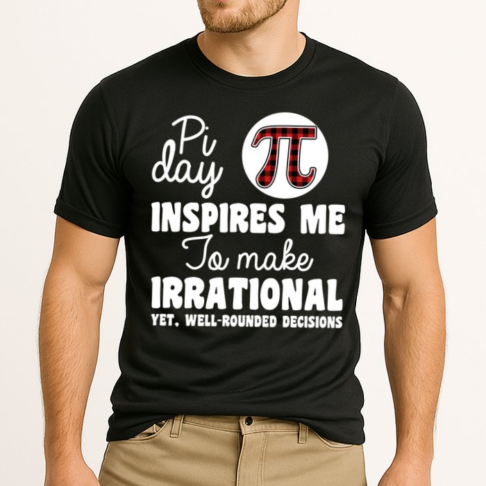 Pi Inspires Me Funny Pi Day 3.14 Performance Shirt
