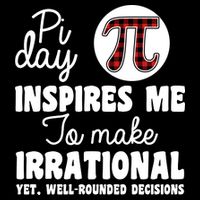 Pi Inspires Me Funny Pi Day 3.14 Performance Shirt
