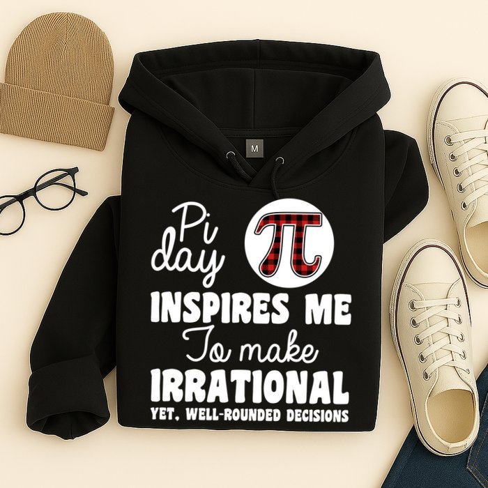 Pi Inspires Me Funny Pi Day 3.14 Hoodie