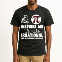 Pi Inspires Me Funny Pi Day 3.14 Tall T-Shirt