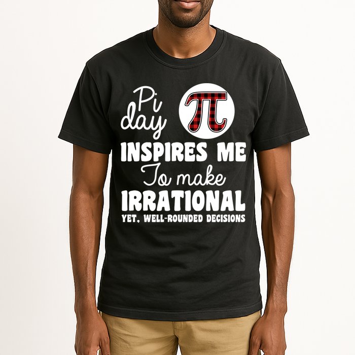 Pi Inspires Me Funny Pi Day 3.14 Tall T-Shirt
