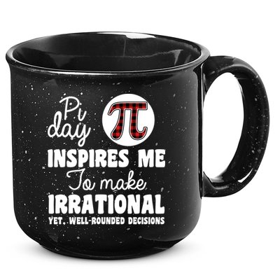 Pi Inspires Me Funny Pi Day 3.14 15oz Campfire Ceramic Mug