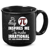 Pi Inspires Me Funny Pi Day 3.14 15oz Campfire Ceramic Mug