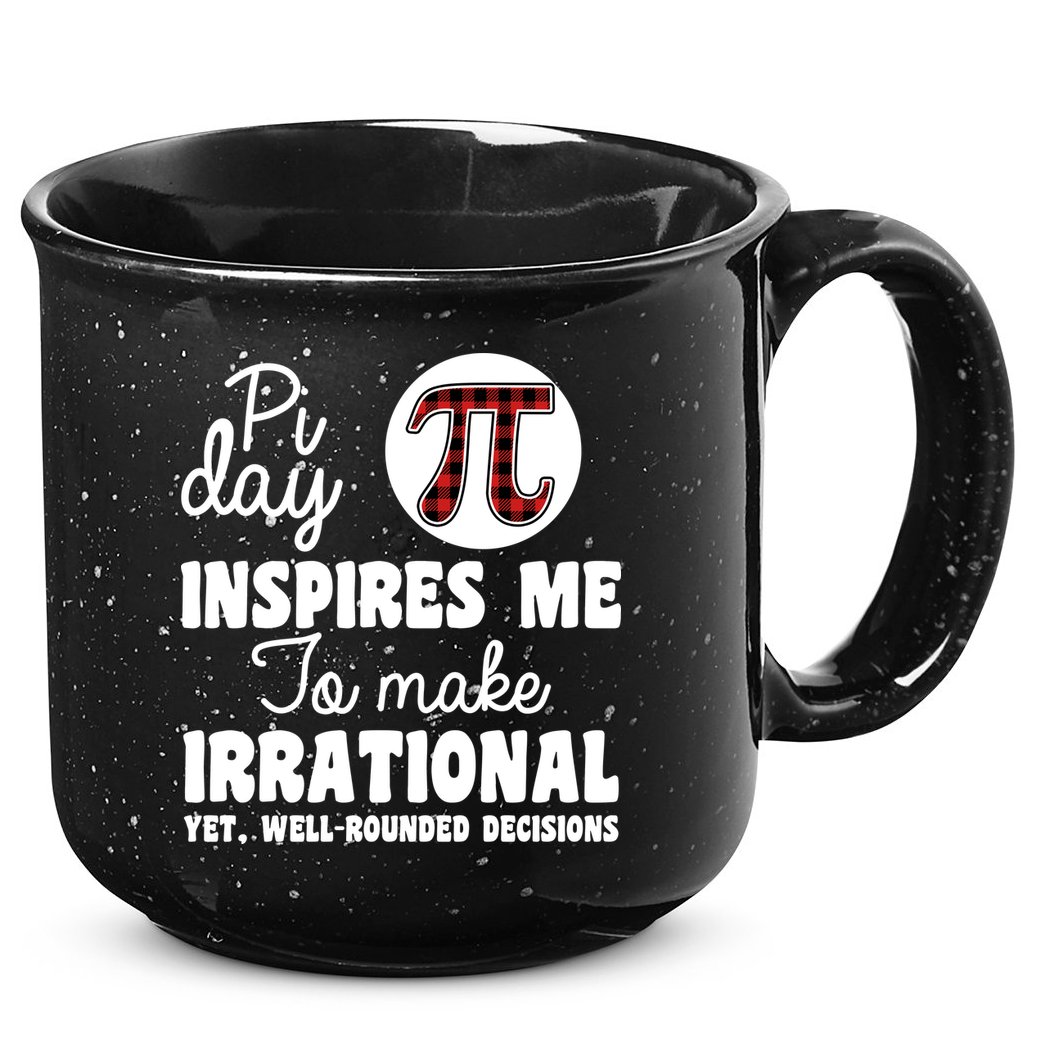 Pi Inspires Me Funny Pi Day 3.14 15oz Campfire Ceramic Mug