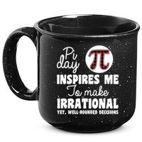 Pi Inspires Me Funny Pi Day 3.14 15oz Campfire Ceramic Mug
