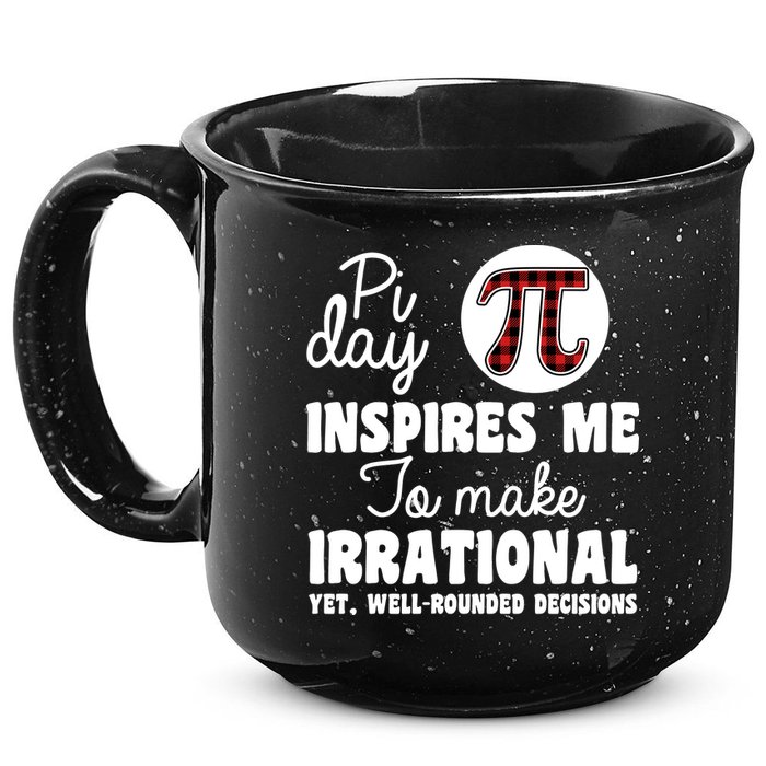 Pi Inspires Me Funny Pi Day 3.14 15oz Campfire Ceramic Mug