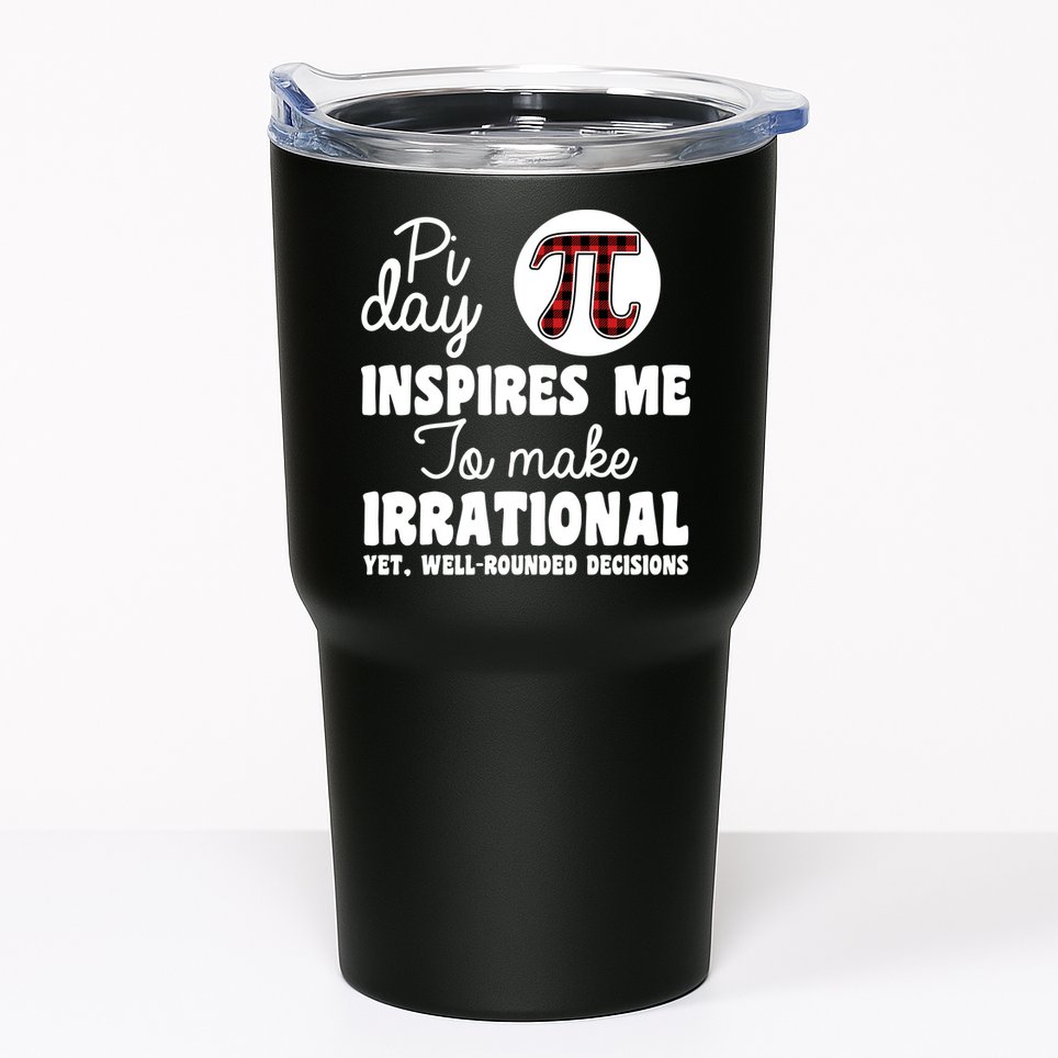 Pi Inspires Me Funny Pi Day 3.14 Tumbler