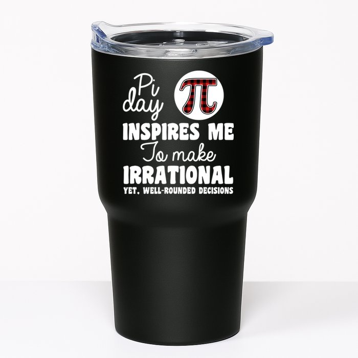 Pi Inspires Me Funny Pi Day 3.14 Tumbler