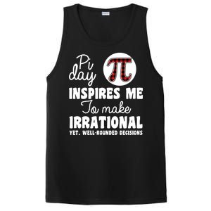 Pi Inspires Me Funny Pi Day 3.14 PosiCharge Competitor Tank