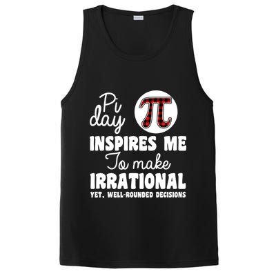 Pi Inspires Me Funny Pi Day 3.14 PosiCharge Competitor Tank