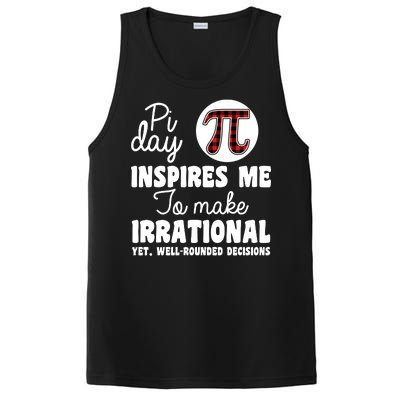 Pi Inspires Me Funny Pi Day 3.14 PosiCharge Competitor Tank