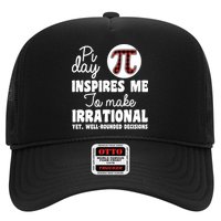 Pi Inspires Me Funny Pi Day 3.14 Hat
