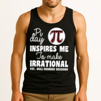 Pi Inspires Me Funny Pi Day 3.14 Tank Top