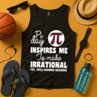 Pi Inspires Me Funny Pi Day 3.14 Tank Top