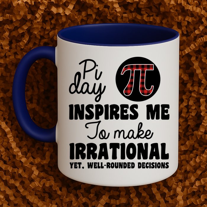 Pi Inspires Me Funny Pi Day 3.14 Mug