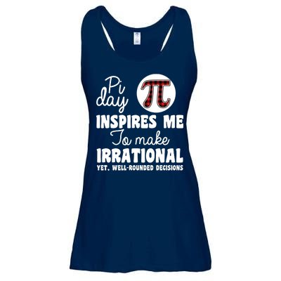 Pi Inspires Me Funny Pi Day 3.14 Ladies Essential Flowy Tank