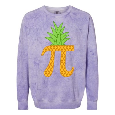 Pi-neapple Colorblast Crewneck Sweatshirt