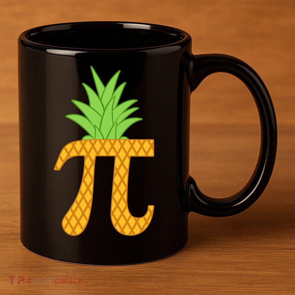 Pi-neapple 11oz C Handle Ceramic Mug