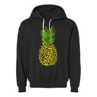 Pi-neapple Pi Day Garment-Dyed Fleece Hoodie