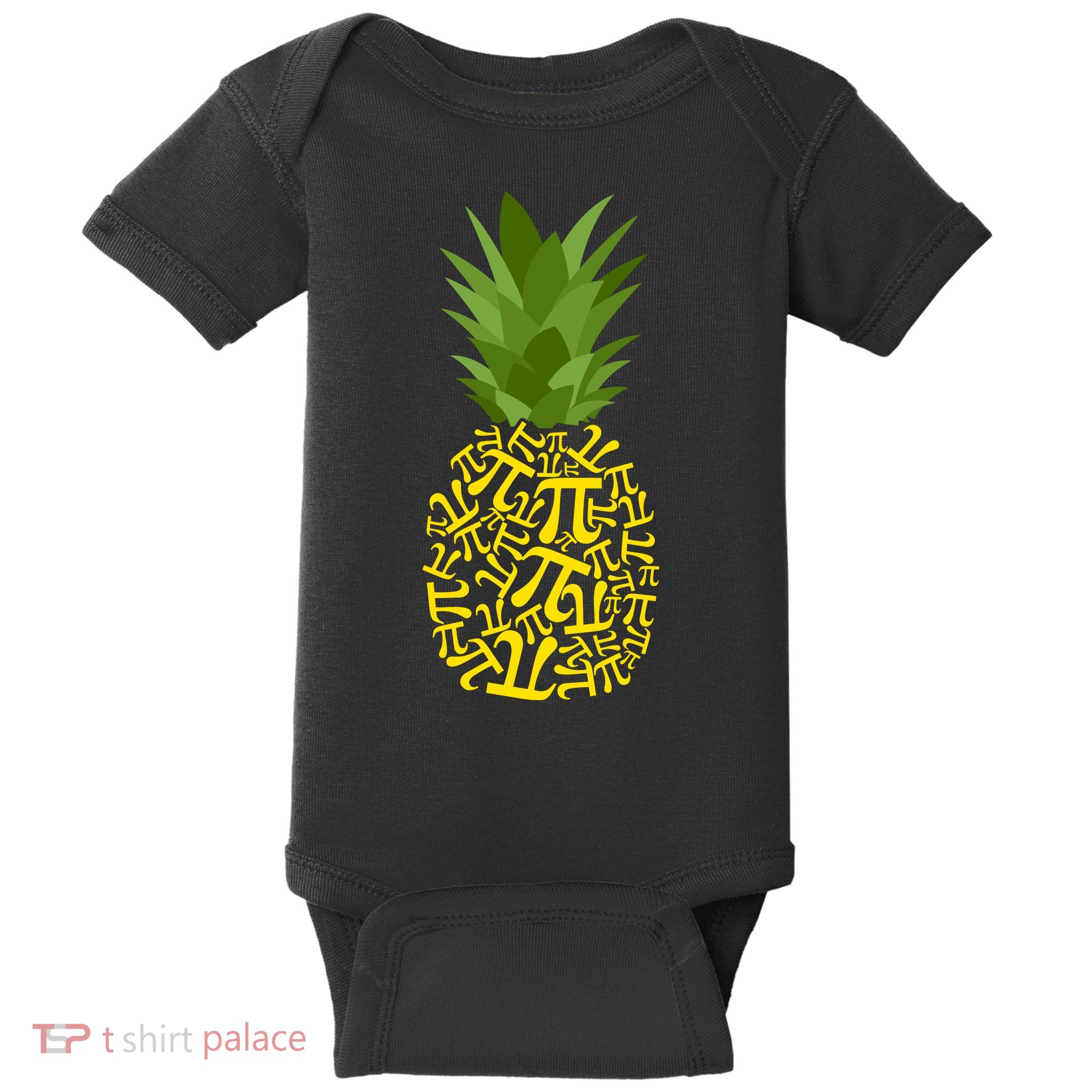 Pi-neapple Pi Day Baby Bodysuit