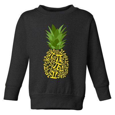 Pi-neapple Pi Day Toddler Sweatshirt