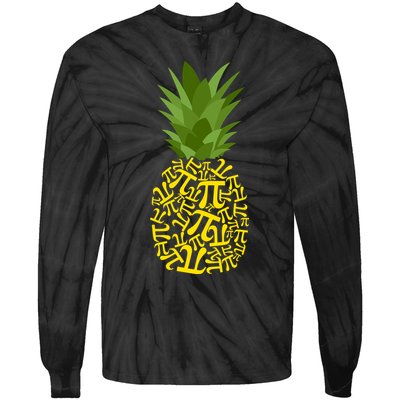 Pi-neapple Pi Day Tie-Dye Long Sleeve Shirt