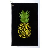 Pi-neapple Pi Day Golf Towel
