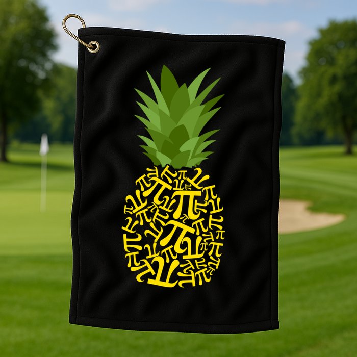 Pi-neapple Pi Day Golf Towel