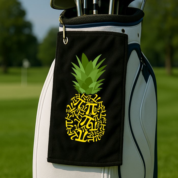 Pi-neapple Pi Day Golf Towel