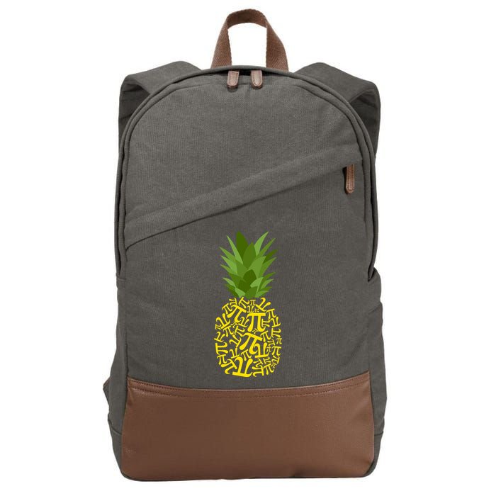 Pi-neapple Pi Day Cotton Canvas Backpack