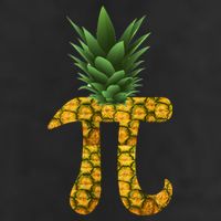 Pi-neapple Pineapple Pi Day 7 Panel Mesh Trucker Snapback Hat