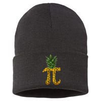 Pi-neapple Pineapple Pi Day Sustainable Knit Beanie