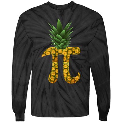 Pi-neapple Pineapple Pi Day Tie-Dye Long Sleeve Shirt
