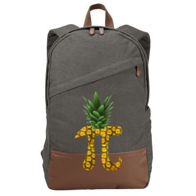 Pi-neapple Pineapple Pi Day Cotton Canvas Backpack