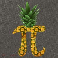 Pi-neapple Pineapple Pi Day Cotton Canvas Backpack