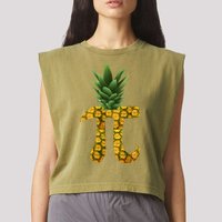Pi-neapple Pineapple Pi Day Garment-Dyed Women's Muscle Tee