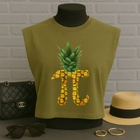 Pi-neapple Pineapple Pi Day Garment-Dyed Women's Muscle Tee