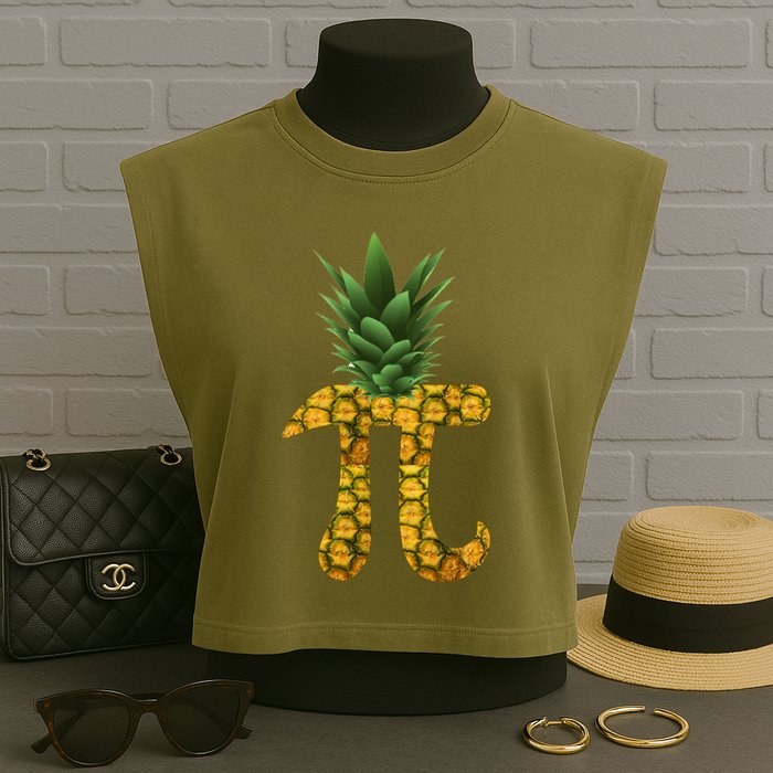 Pi-neapple Pineapple Pi Day Garment-Dyed Women's Muscle Tee