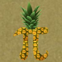 Pi-neapple Pineapple Pi Day Garment-Dyed Women's Muscle Tee