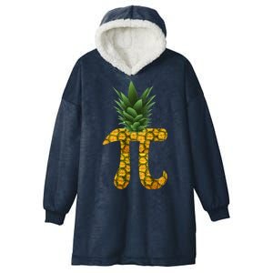 Pi-neapple Pineapple Pi Day Hooded Wearable Blanket