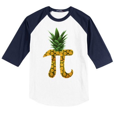 Pi-neapple Pineapple Pi Day Baseball Sleeve Shirt