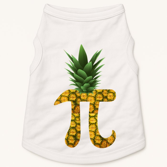 Pi-neapple Pineapple Pi Day Doggie Tank