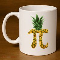Pi-neapple Pineapple Pi Day 11oz C Handle Ceramic Mug