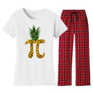 Pi-neapple Pineapple Pi Day Women's Flannel Pajama Set