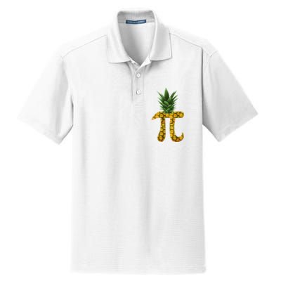 Pi-neapple Pineapple Pi Day Dry Zone Grid Polo