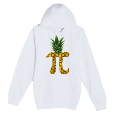 Pi-neapple Pineapple Pi Day Premium Pullover Hoodie