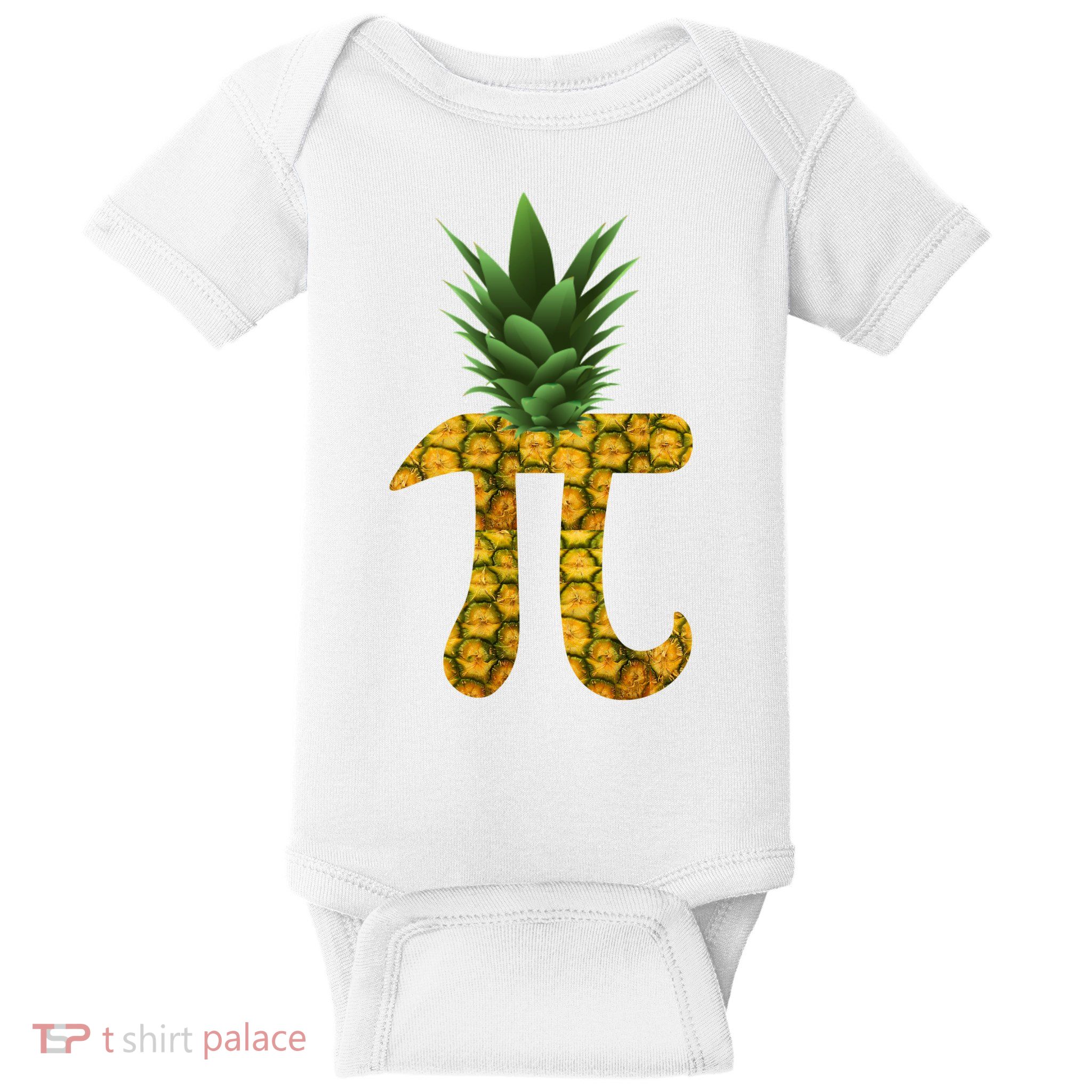 Pi-neapple Pineapple Pi Day Baby Bodysuit