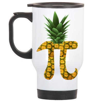 Pi-neapple Pineapple Pi Day Stainless Steel Travel Mug